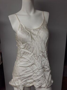 Bradelis Me SILK BABYDOLL Cream Large New Without Tags!